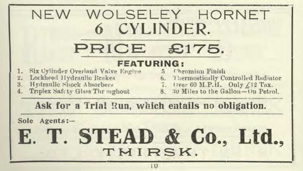 History of Thirsk