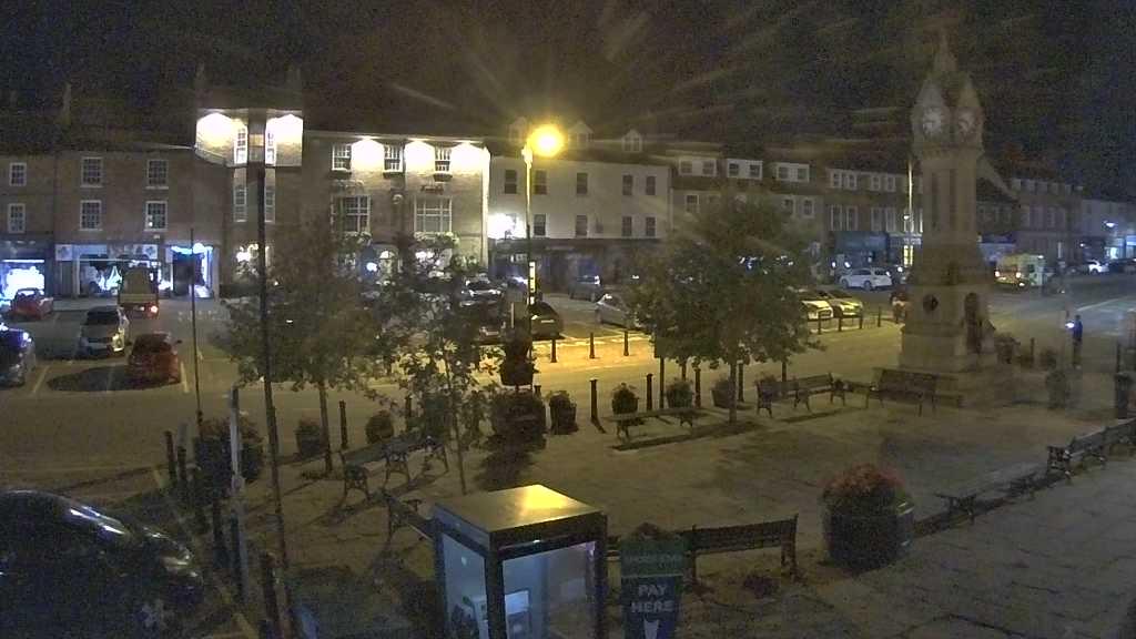 Thirsk webcam overlooking the Market Place