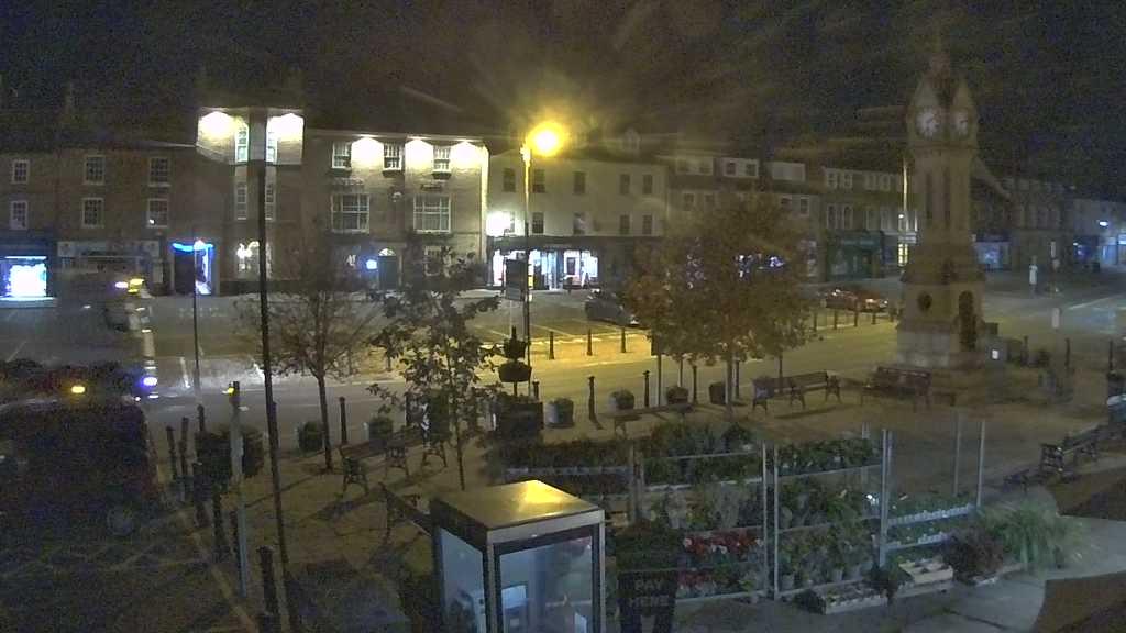 Thirsk webcam overlooking the Market Place