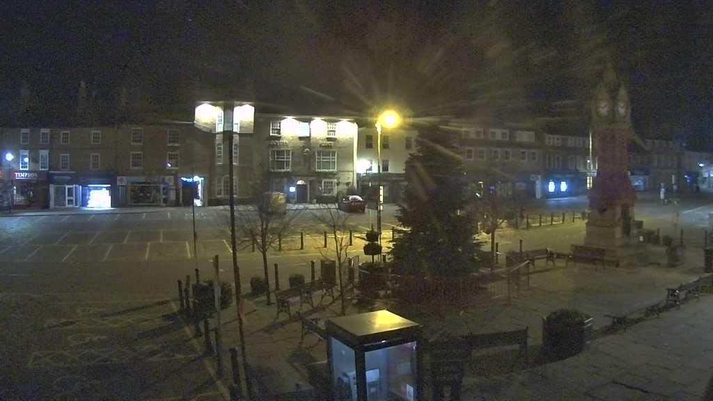 Thirsk webcam overlooking the Market Place