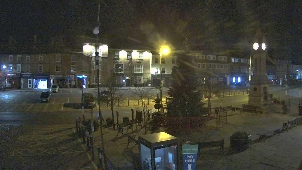 Thirsk webcam overlooking the Market Place