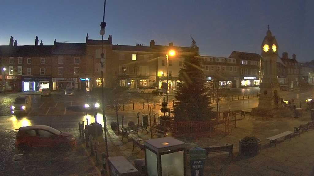 Thirsk webcam overlooking the Market Place