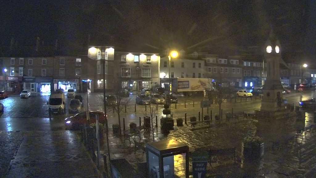 Thirsk webcam overlooking the Market Place