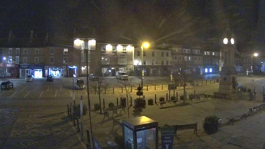 Thirsk webcam overlooking the Market Place