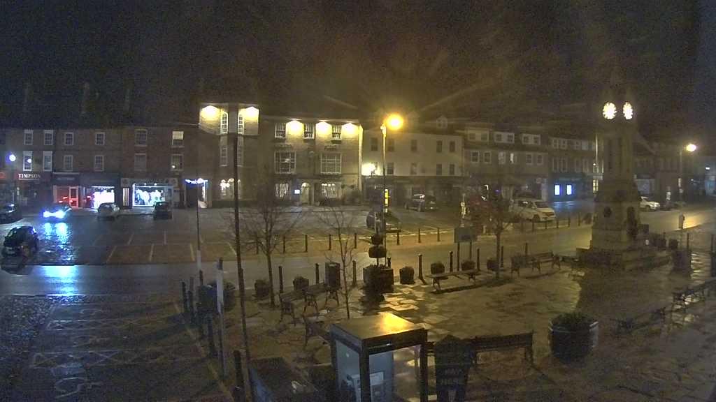 Thirsk webcam overlooking the Market Place
