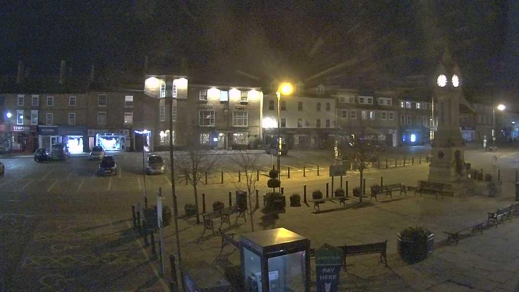 Thirsk webcam overlooking the Market Place
