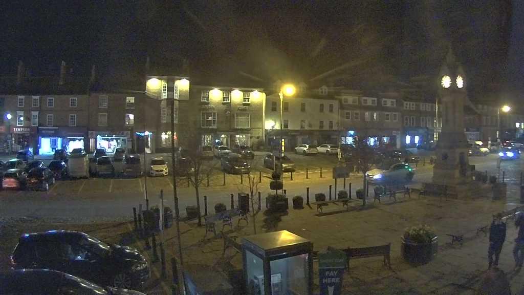 Thirsk webcam overlooking the Market Place