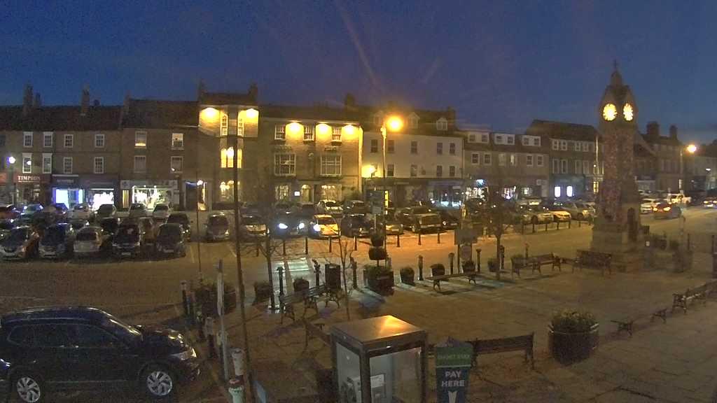 Thirsk webcam overlooking the Market Place