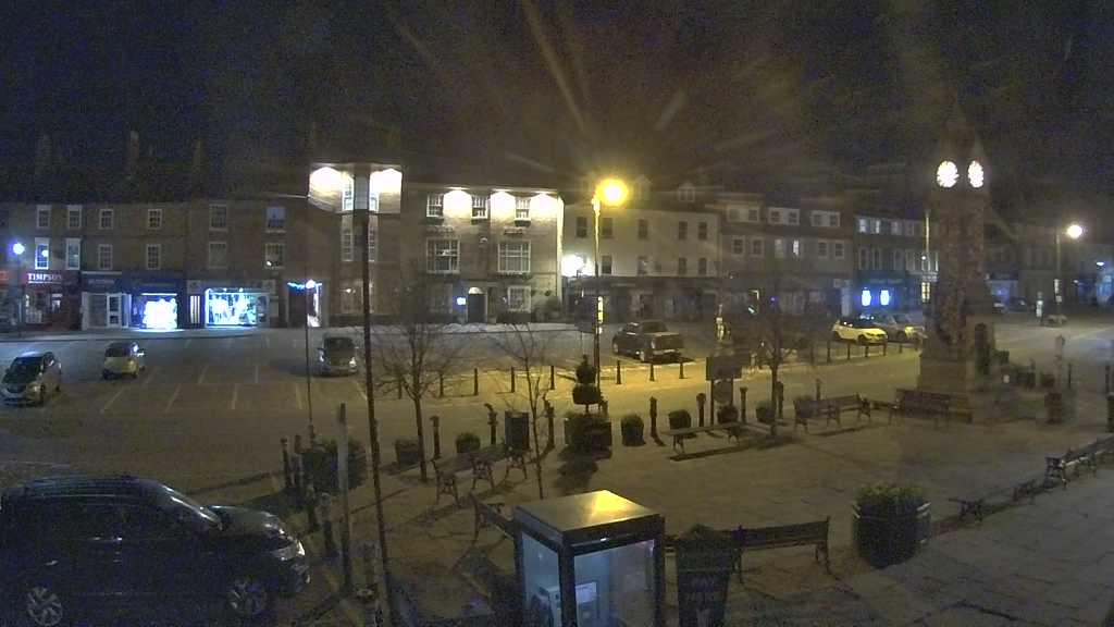 Thirsk webcam overlooking the Market Place