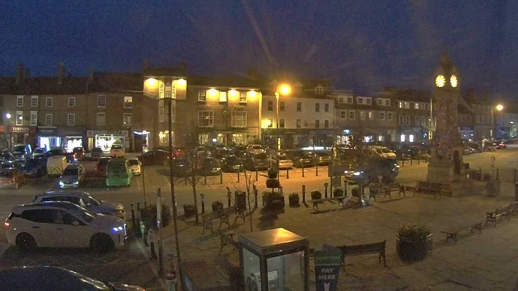 Thirsk webcam overlooking the Market Place
