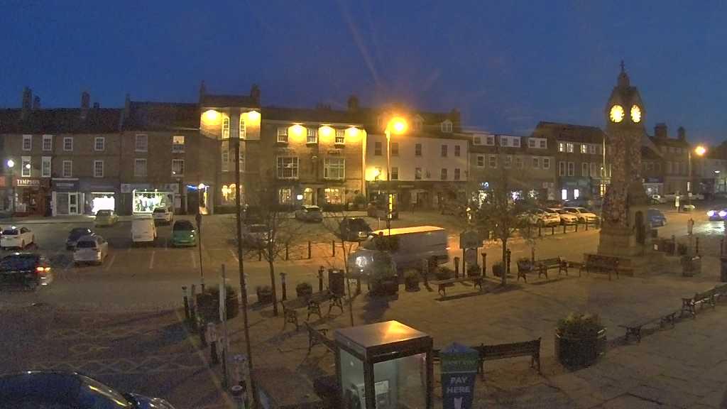 Thirsk webcam overlooking the Market Place
