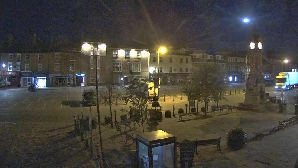 Thirsk webcam overlooking the Market Place