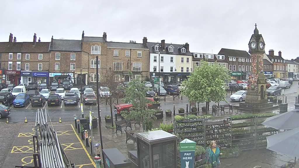 Thirsk webcam overlooking the Market Place