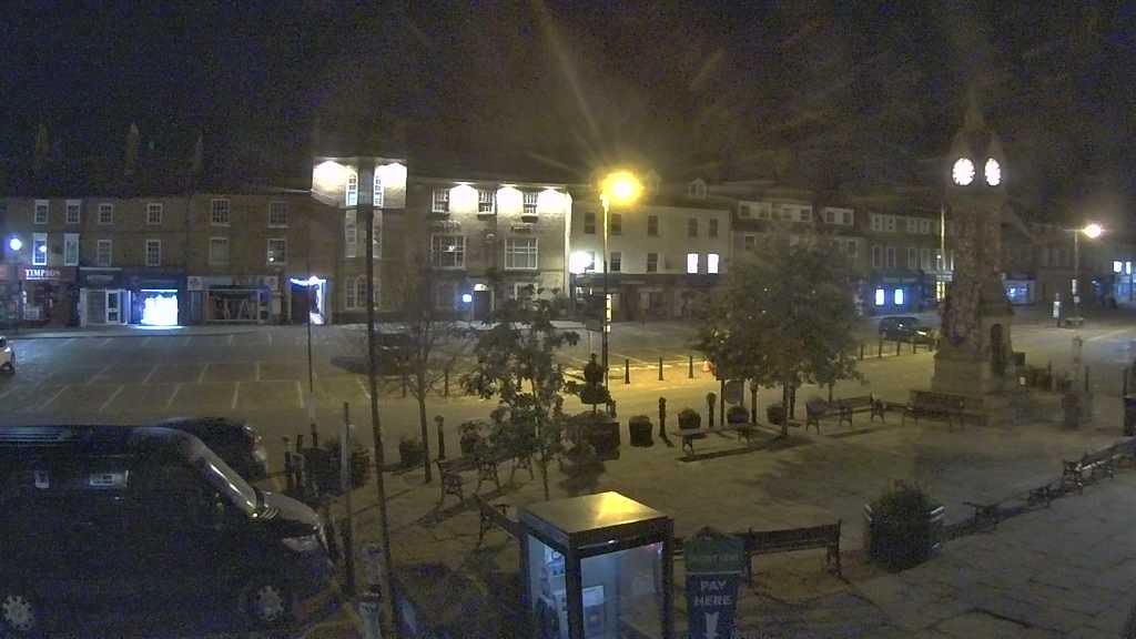 Thirsk webcam overlooking the Market Place
