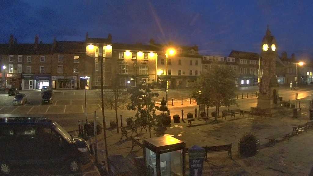 Thirsk webcam overlooking the Market Place