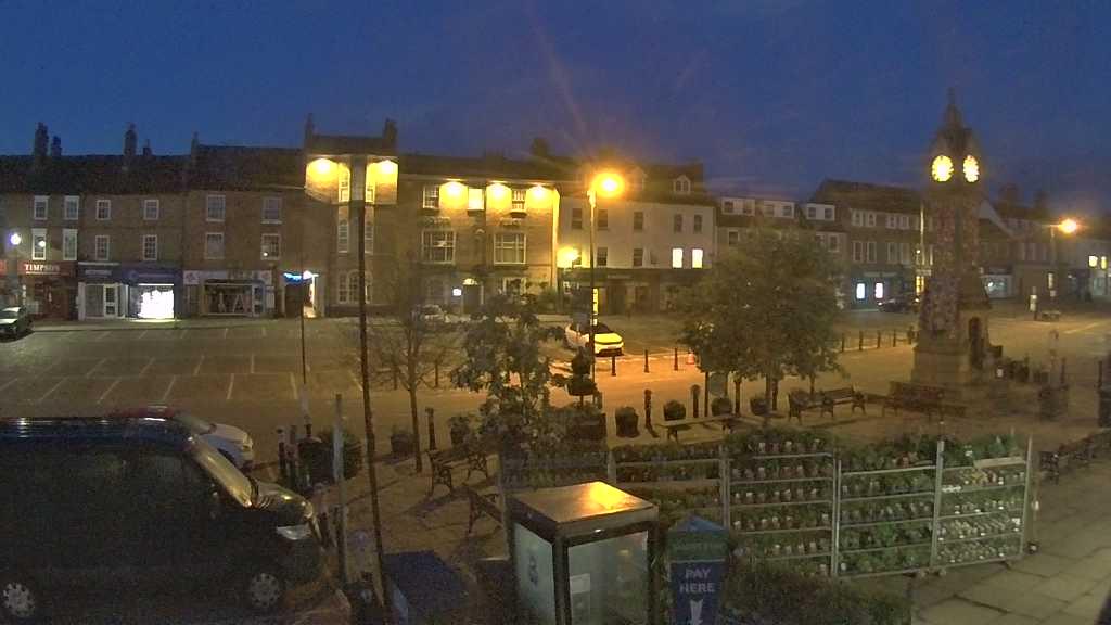 Thirsk webcam overlooking the Market Place