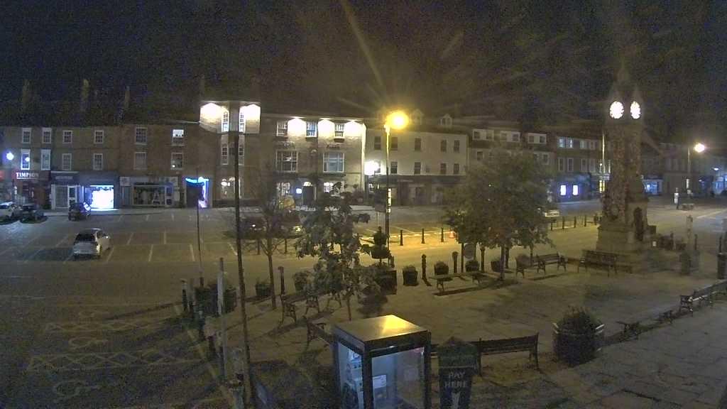 Thirsk webcam overlooking the Market Place