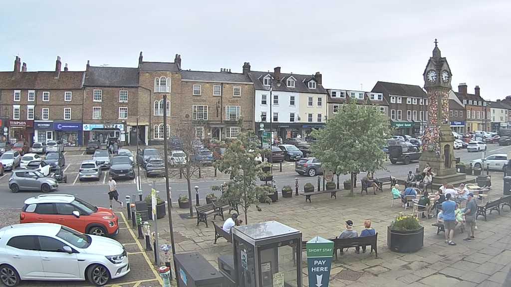 Thirsk webcam overlooking the Market Place