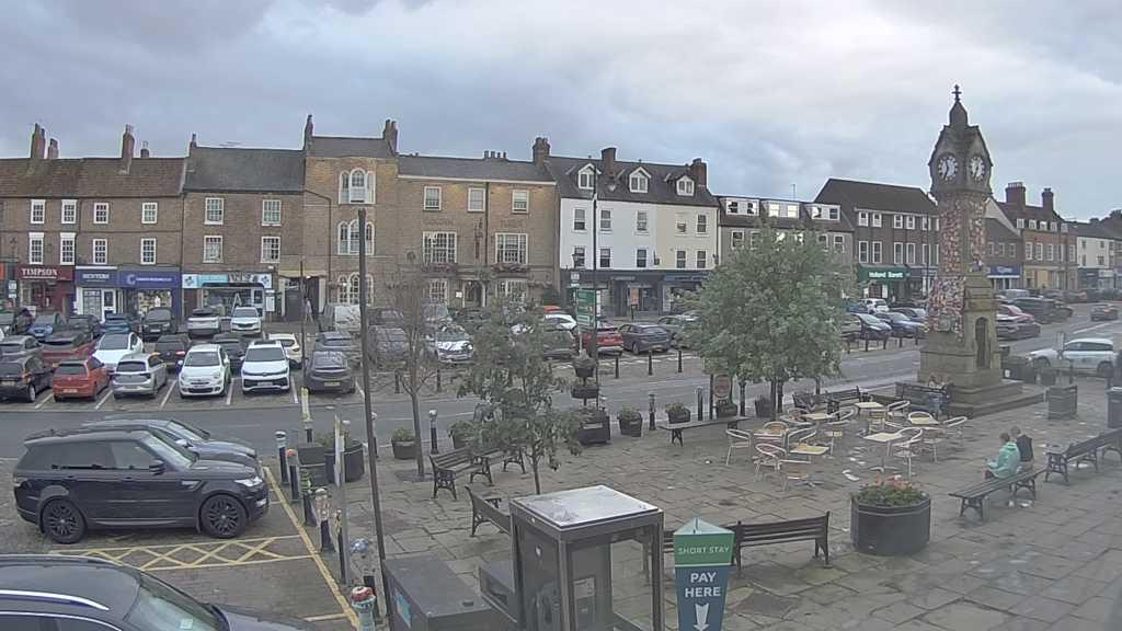 Thirsk webcam overlooking the Market Place