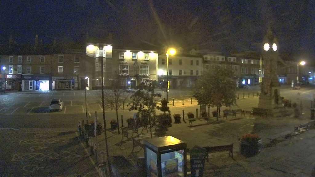Thirsk webcam overlooking the Market Place