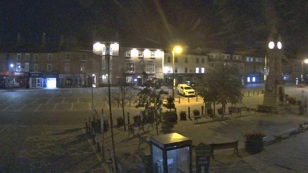 Thirsk webcam overlooking the Market Place